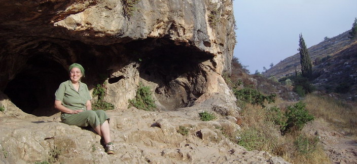 Entrance to Cave in Israel